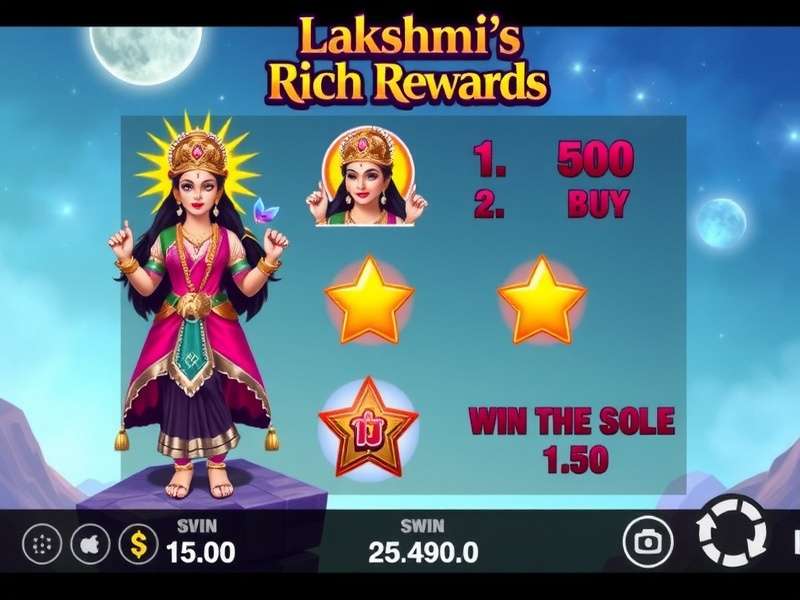 Lakshmi S Rich Rewards Game Screen